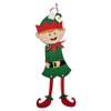 58cm Felt Christmas Elf Hanging Decoration with Movable Head &