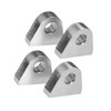 HOPESPANNER 4 Pcs Welded on Shackles Clevis Mount 1" Thickness