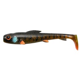Abu Garcia Svartzonker McPike – Premium Freshwater Pike Fishing Lure with Changeable Smack! Disc, Tail Action for Targeting Pike, Zander, and Predatory Fish – Red Tiger 17 cm