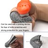 Blue, Finger Cots Cut Resistant Protection, 10 Pieces Reusable Finger