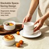 Ramekins 4 oz Oven Safe, Porcelain Creme Brulee Ramekins Pudding