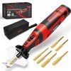 SHALL Electric Cordless Chainsaw Sharpener Kit, with 6 Titanium-Coated Diamond