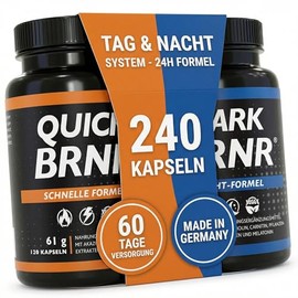 Quick + Dark BRNR Metabolism Day & Night 24h Package, 240 Capsules