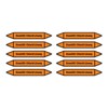 Stickers: 100 x 15 mm, Pack of 10, Group 6,