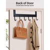 UDENIS Over Door Hanger, Aluminum Over The Door Towel Rack