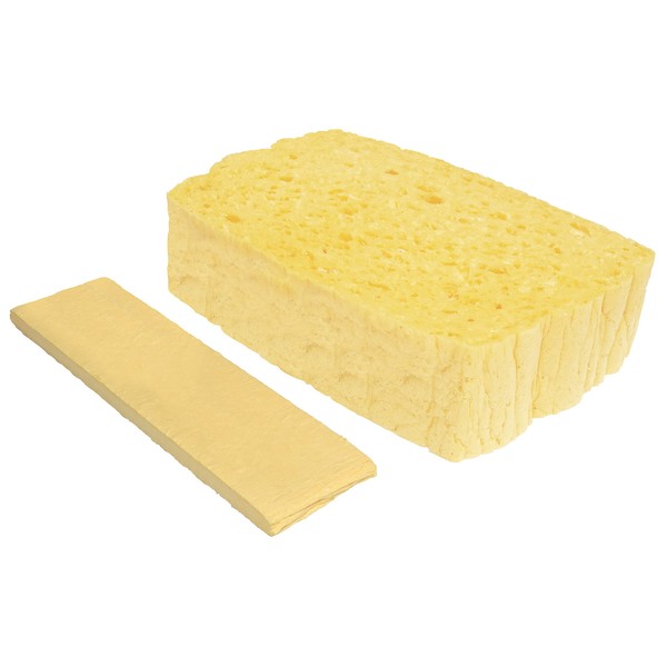 Spontex 100% Biodegradable Cellulose Swelling Sponge 1 x Pack of
