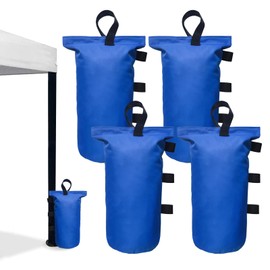 D&ONEHOS Canopy Weights Set of 4 200lbs Heavy Duty Canopy Weight Bags for Ez Pop up Canopy Tent, Weights for Outdoor Canopy Tent Legs, Set of 4, Blue (without Sand)