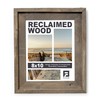 Rustic 8x10 Picture Frame, Reclaimed Barnwood Frame with Tempered Glass,