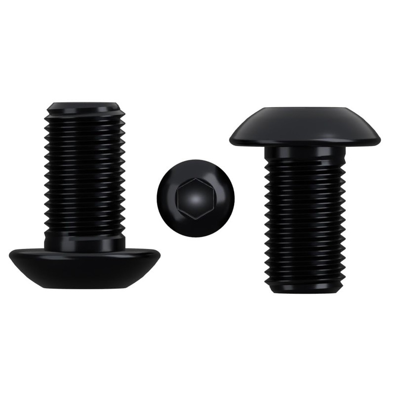 M5 (5mm x 12mm) Black Zinc Flake 10.9 Button Head