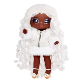 Na Na Na Surprise Cozy Series - Evie von Hoo - Snow Owl Fashion Doll Made of Soft Plush with White Hair, Hat, Outfit and Fluffy Hanging Bag - Great Gift for Children from 5 Years 119357EUC