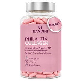 Bandini Collagen Type I Peptan Hyaluronic Acid Complex 180 Capsules (60 Days)