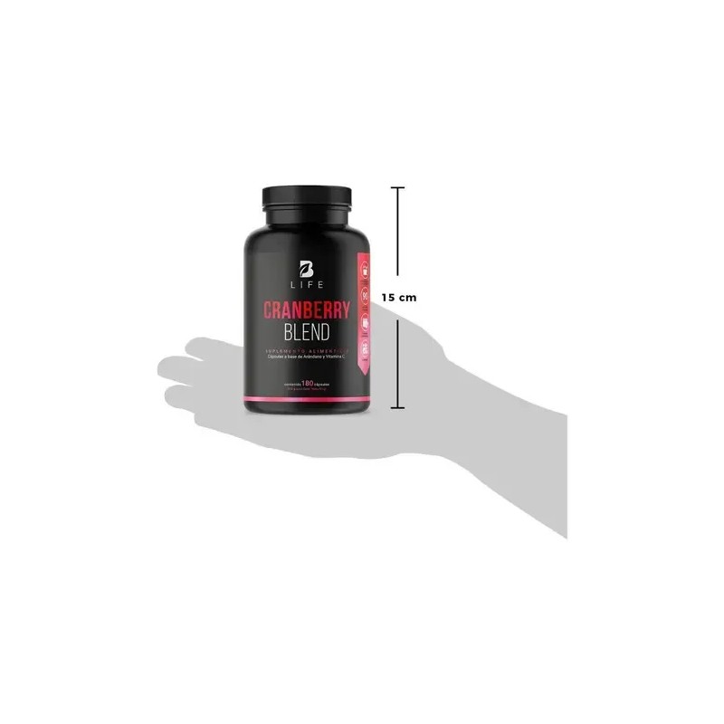 Arándano Concentrado 50:1. 180 Caps Cranberry Blend B Life. Sabor