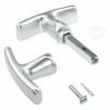 INTRA-TEC Garage Door Handle with Inner Handle Aluminium F1 Ergonomic