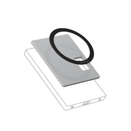 SHARGE Disk Plus MagSafe Sticker Magnetic Ring Modular Magnetic Pad, Easy Installation, Durable Design for Long-Lasting Use Compatible with Disk Plus SSD Encosure