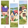 CAXUSD 4Pcs Villa Adornment Landscape Decor Model for Aquarium Garden