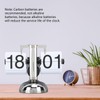 Flip Desk Clock, Retro Mechanical Flip Down Clock, Minimalist Internal