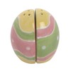 Decorative Split Happy Easter Egg Salt and Pepper Shaker Set