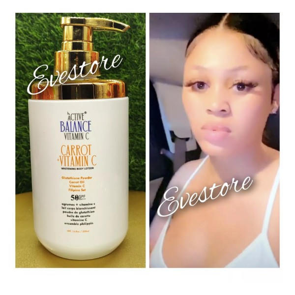 Active Balance Vit C. & Carrot whitening lotion spf50 500ml