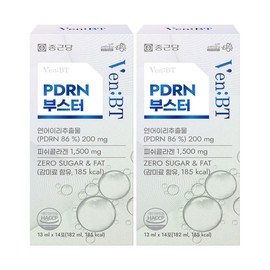 Chong Kun Dang Benbiti PDRN Booster Low Molecular Collagen Drinkable PDRN 13ml 14 Packets, 2 Packs / 종근당 벤비티 PDRN 부스터 저분자콜라겐 마시는 PDRN 13ml 14포, 2개