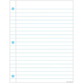 Ashley Productions ASH92001 Smart Poly Chart, Notebook Page Lined, 17" x 22"