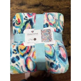Global Artist Collection New!! Global Artist Collection Jessi Raulet Etta Vee LLC 50”x72” Fleece Throw