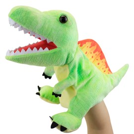JUSTQUNSEEN Dinosaur Hand Puppets Dinosaur Toy, Dinosaur Dolls for Children, Dinosaur Cuddly Toys, Finger Puppets, Gifts, Dinosaur Toy from 3 4 5 6