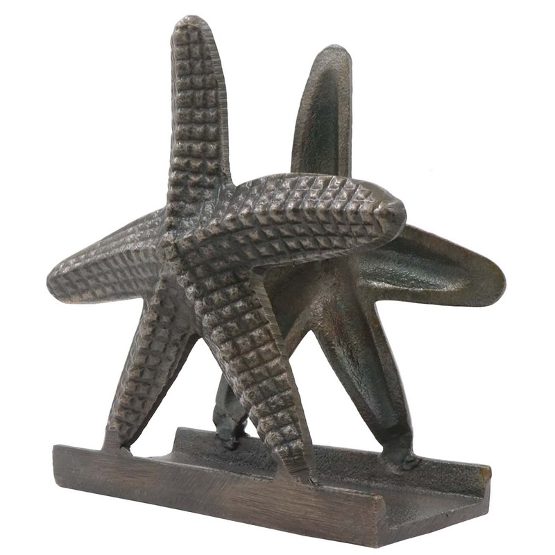 Nautical Starfish Lunch Napkin Holder Antique Brass By The Metal