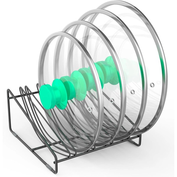 Does not apply Pot Lid Organizer Rack 5-Slot Holder for