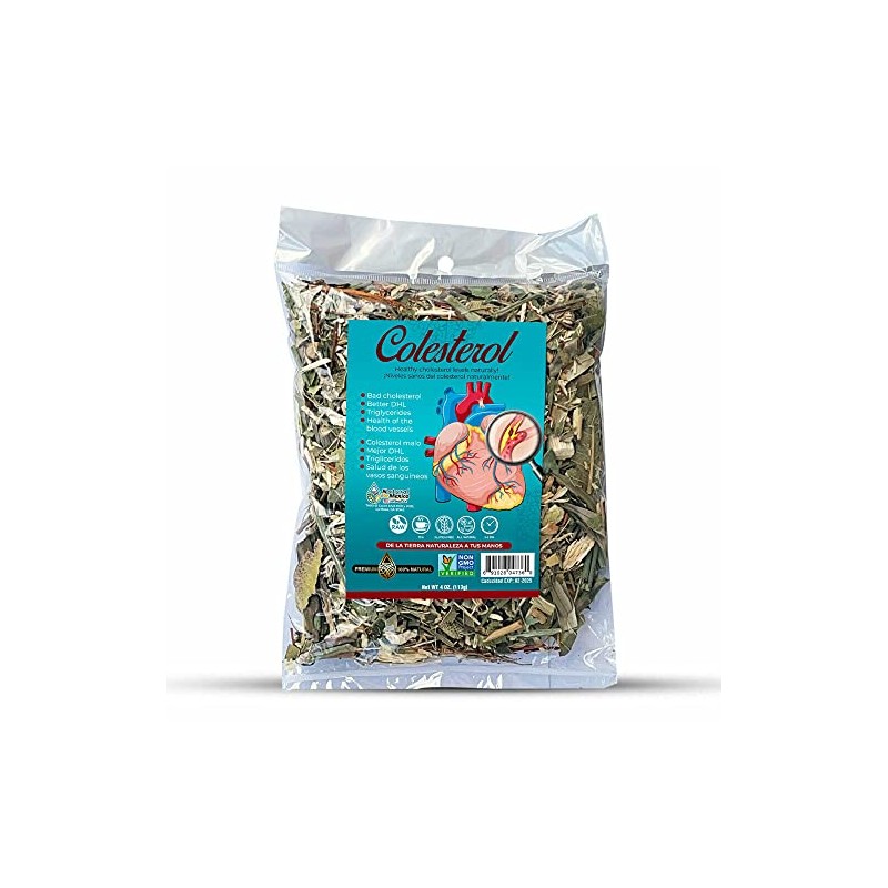 Colesterol Herbal/Tea 4 oz-113gr. Baja la Persion, el Colesterol y