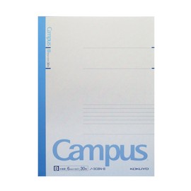 Kokuyo No-3CBN-B Campus Notebook, B5, B Ruled, 30 Sheets, Blue