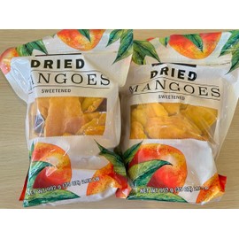 Dried mangoes sweetened net wt 2.18 lb (pack of 2)