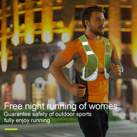 AONIJIE Reflective Running Vest Marathon Running Vest Pack Breathable for Hiking Camping Cycling Race (Gray with 2 * 250ml Bottle)