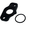 Carburetor Mounting Joint Insulator & Seal O-Ring Rubber Black for Suzuki LT 80 Quadsport 1987-2006