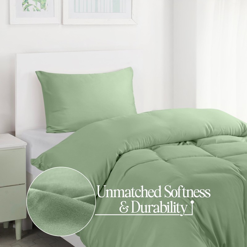 Utopia Bedding Single Duvet Cover Set - Soft Microfibre Polyester