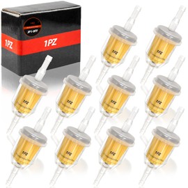 1PZ JP1-0FF 10pcs Fuel Filter, Gasoline Filter, Hose Inner Diameter 6mm / 8mm, Fuel Filter, Fuel Hose, Gasoline Hose, Fuel Hose, Gasoline Hose, for Motorcycles, Durable, Aging, Corrosion, Heat and Oil