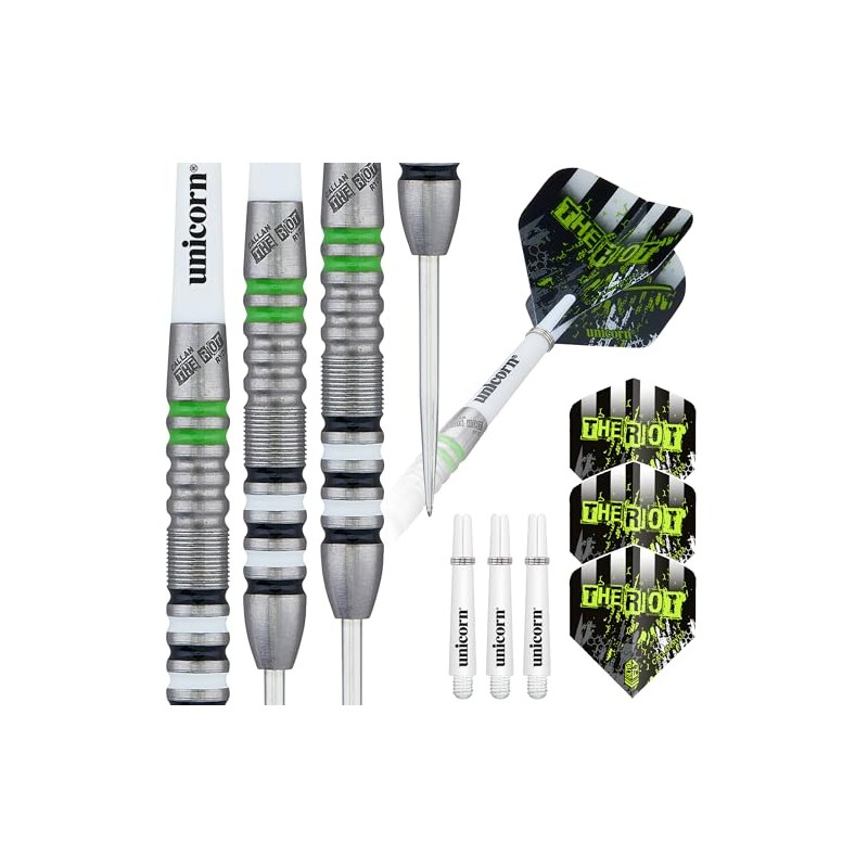 Unicorn Steel Tip Darts Set | Callan 'The Riot' Rydz