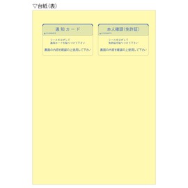 Hisago MNOP004 My Number Management Ledger (with Collection Card), Set of 20