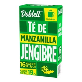 Té Doblett Manzanilla Jengibre 16 Sobres 19.2g