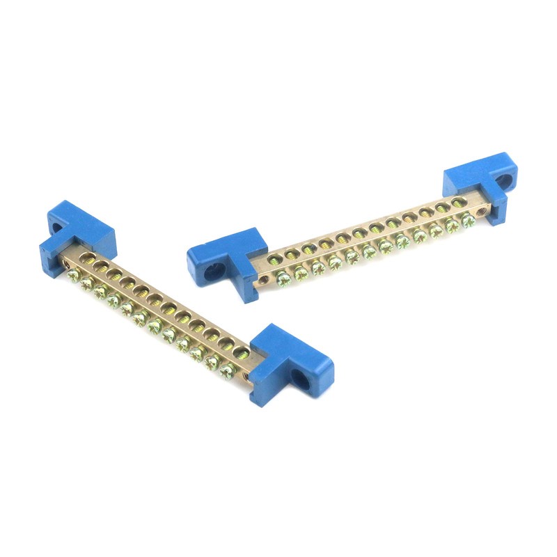 Quluxe Terminal Bus Bar Terminal Block Brass Wire Screw Terminal,