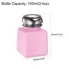 HARFINGTON Solvent Alcohol Dispenser 100ml(3.4oz) Push Down Liquid Dispenser Pump