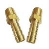 Legines Brass Hose Barb Fitting, 3/8" Hose ID Barb x