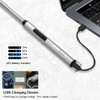 SUPRUS Electric Candle Lighter USB Type C Rechargeable Lighter Steel