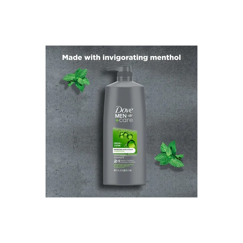 Shampoo Acondicionador Dove Men+care Fresh & Clean 2-in-1