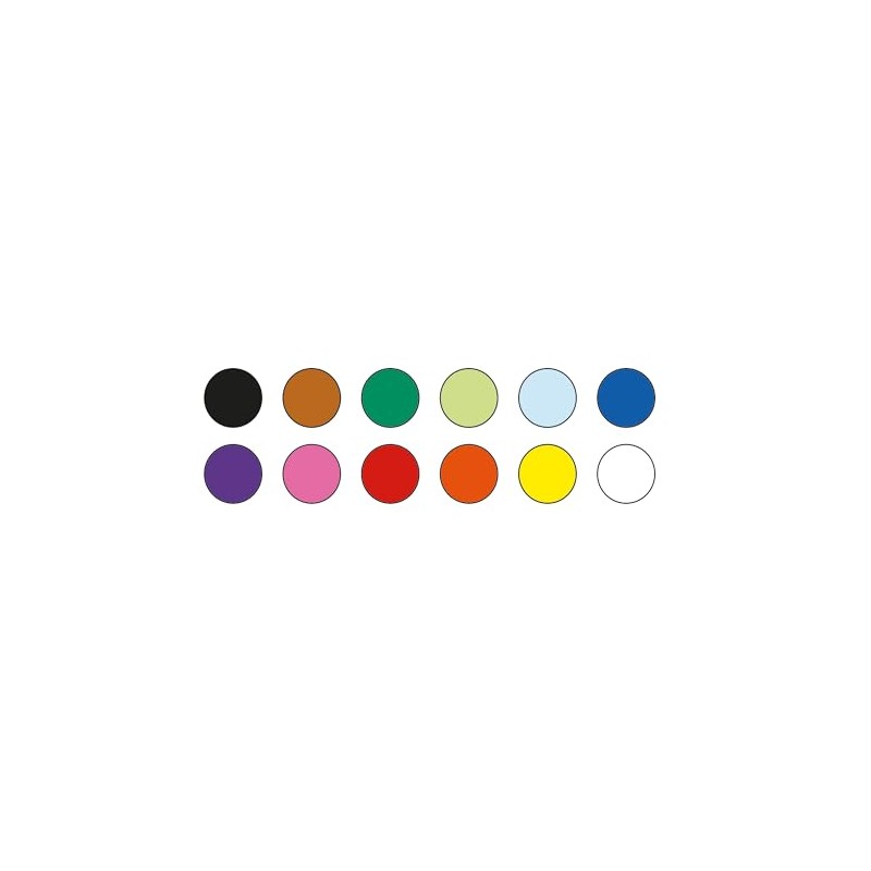 Daler-Rowney Simply Dual Tip Marker Set, 12 Pens, Assorted Colours,