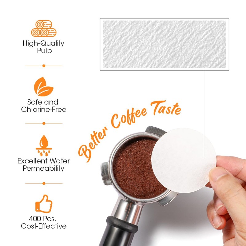 Aieve Espresso Paper Filter Compatible with Breville Barista Espresso Coffee