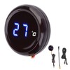 Naroote Termometro Digitale Indicatore Temperatura Acqua Moto Adatto per Adatto