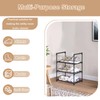 Mooisco 3-Tier Expandable Shoe Rack, Adjustable Metal Shoe Storage, Sturdy