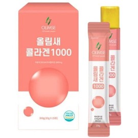 올림새 콜라겐 1000 15포 x 4박스 초저분자/피쉬/프리바이오틱스 Olimsea Collagen 1000 15 sticks x 4 boxes Ultra-low molecular/Fish/Prebiotics