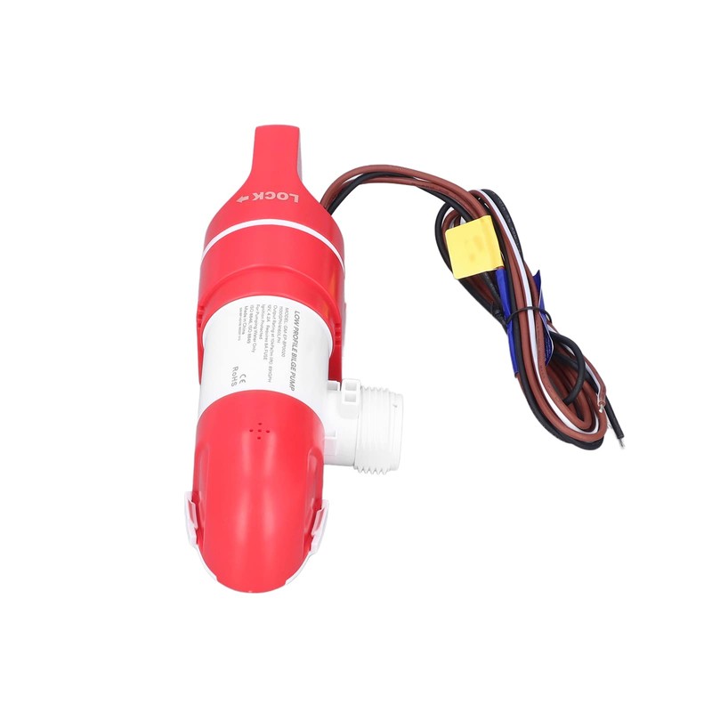 Boat Bilge Pump, Boat DC12V 360° Rotary Bilge Pump 1100GPH