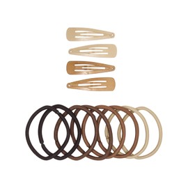 Oz Essentials Hair Clip and Elastic Set - Multi Colour